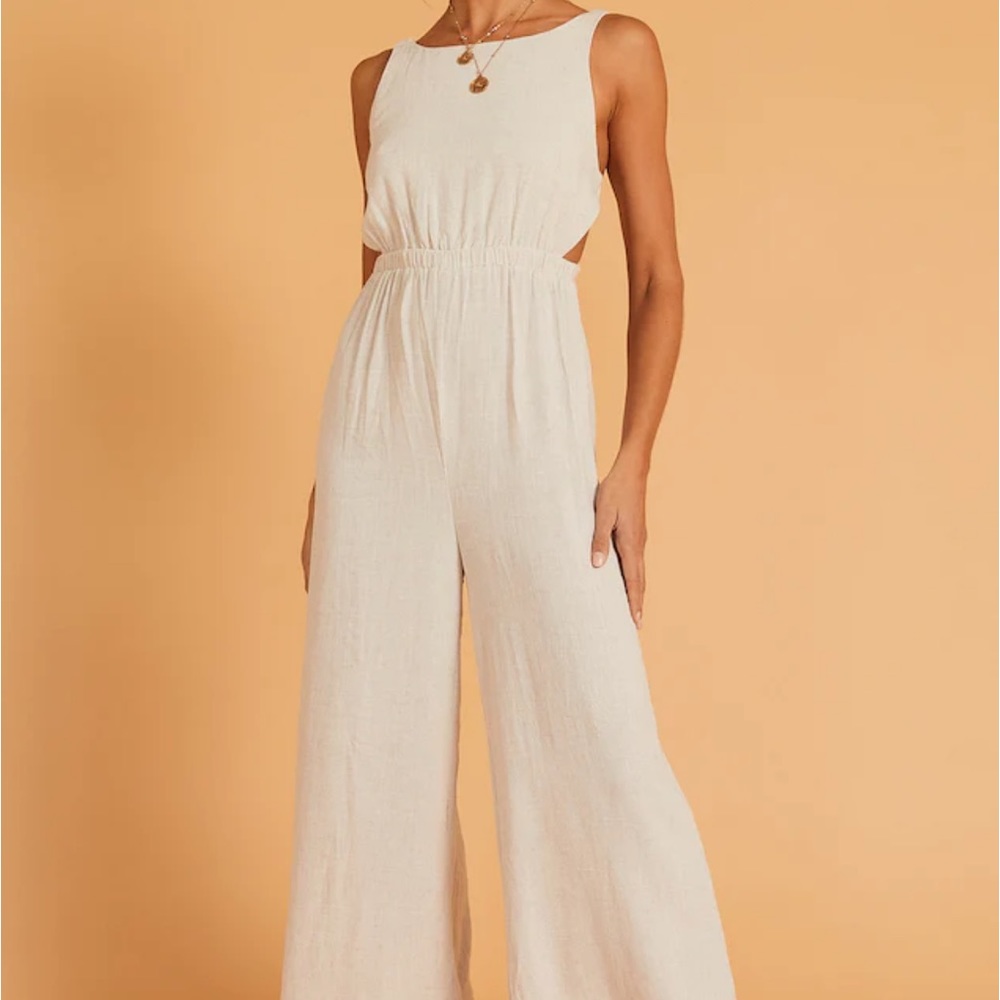 Fortunate One Store Beige Jumpsuit